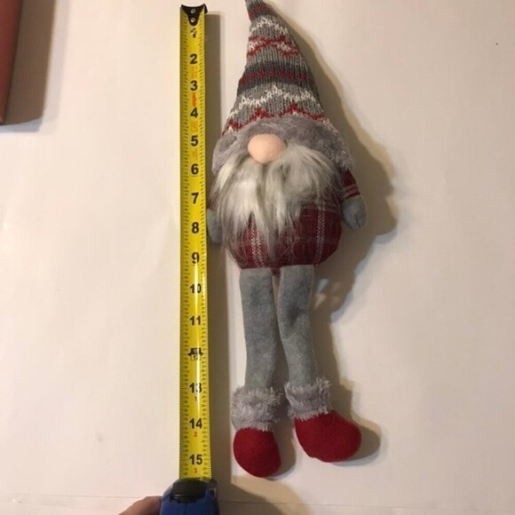 Shelf Sitting Christmas Gnome - Picture 2 of 5